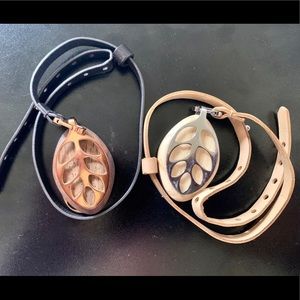 Pair of Bellebeat Fitness Trackers - Gold & Silver